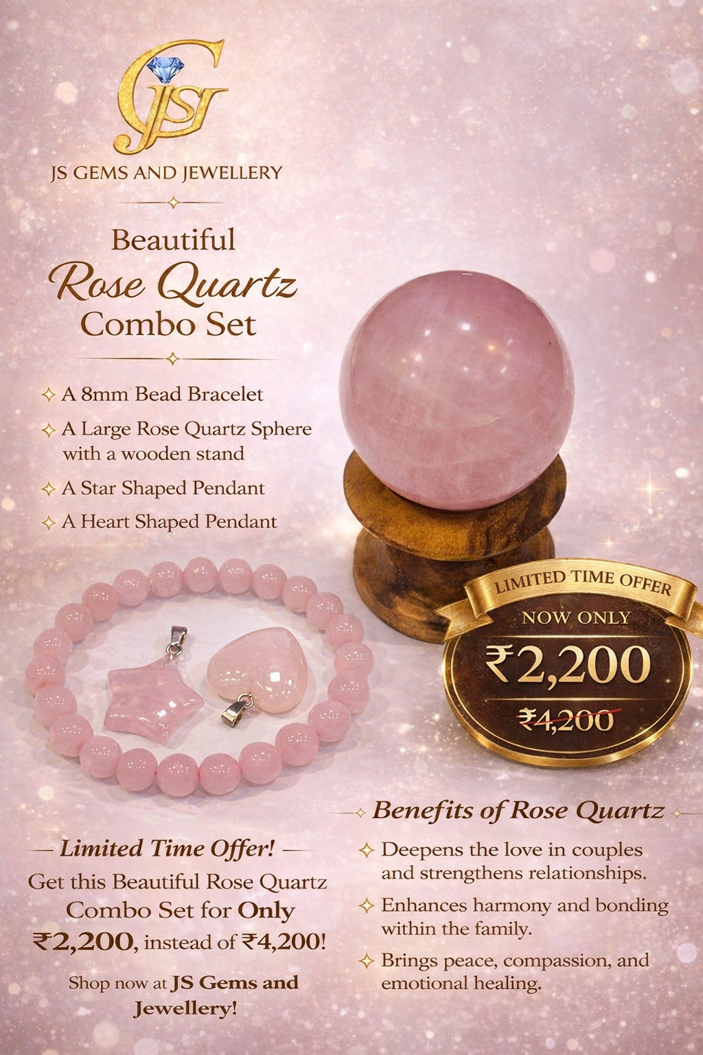 rose quartz combo offer